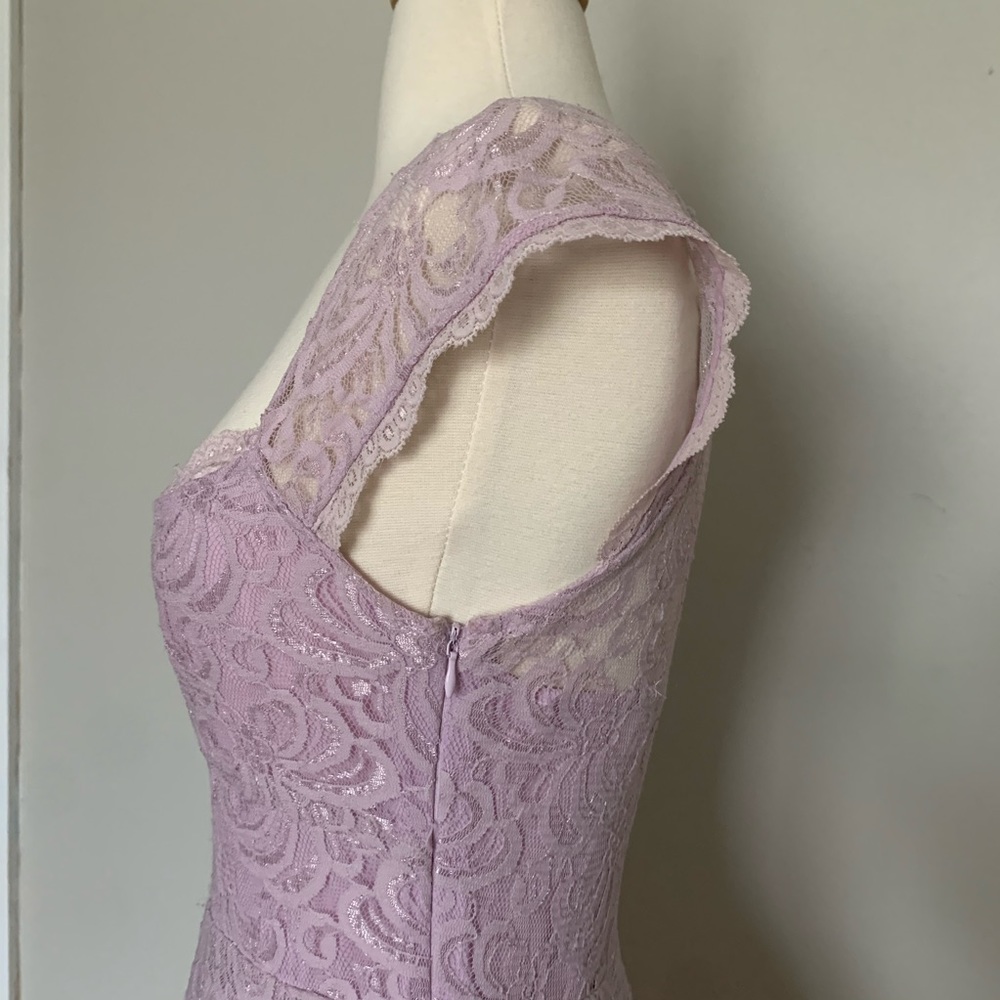 Free People Lilac Lace Dress - Picture 6 of 8